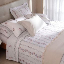 Jogo Cama Casal Buddemeyer 200 Fios Gran Percalle Donna - 6