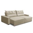 Ver imagem 4 de Sofá Retrátil e Reclinável 5 Lugares 300cm Veludo Antonella Adonai Estofados