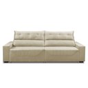 Ver imagem 6 de Sofá Retrátil e Reclinável 5 Lugares 300cm Veludo Antonella Adonai Estofados