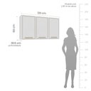 Ver imagem 7 de Cozinha Completa 5 Peças 224,5CMX310CM Amara Branco
