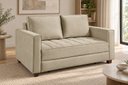Ver imagem 1 de Sofá Cama Casal 150 cm Veludo Fusion Yescasa