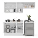 Ver imagem 4 de Cozinha Completa 3 Peças 224,5CMX200CM Bege/Branco/Creme