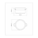 Ver imagem 6 de Caldeirão Tramontina Professional em Aço Inox com Fundo Triplo sem Tampa 40 Cm 30 L