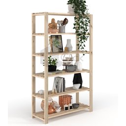 arara para organizaçao armario multiuso estilo Rústico AJB STORE - 1