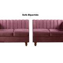 Ver imagem 4 de Sofá 4 Lugares Decoração Retrô Clássico Realeza Chesterfield Roxo