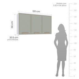 Cozinha Completa 4 Peças 224,5cm X 200cm Amara - 8