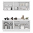 Ver imagem 5 de Cozinha 4 Peças Balcão 3 Gavetas 4 Portas Aéreo 5 Portas com Tampo Amara
