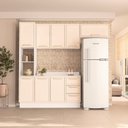 Ver imagem 1 de Cozinha Completa 4 Peças 224,5cm x 240cm Amara Bege/Branco/Creme