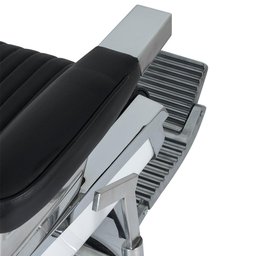 Cadeira Hidráulica Reclinável Barbeiro Salão Pelegrin PEL-0833 Preto - 6