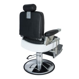 Cadeira Hidráulica Reclinável Barbeiro Salão Pelegrin PEL-0833 Preto - 5