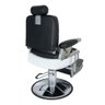 Cadeira Hidráulica Reclinável Barbeiro Salão Pelegrin PEL-0833 Preto - 5