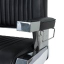 Ver imagem 7 de Cadeira Hidráulica Reclinável Barbeiro Salão Pelegrin PEL-0833 Preto