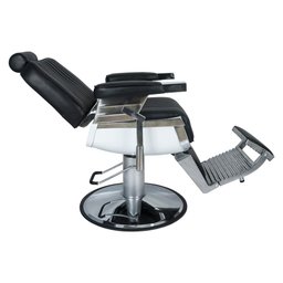 Cadeira Hidráulica Reclinável Barbeiro Salão Pelegrin PEL-0833 Preto - 3