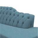 Ver imagem 2 de Recamier Decorativo Divã Styllus Lado Direito Linho Azul