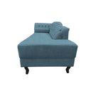 Ver imagem 5 de Recamier Decorativo Divã Styllus Lado Direito Linho Azul