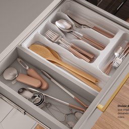 Cozinha Modulada com Cristaleira 6 Peças Essence 100% Mdf - 8