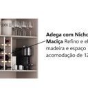 Ver mais imagens de Cozinha Modulada 6 Peças 12 Portas 5 Gavetas com Cristaleira MDF Rodapé em PVC Essence Itatiaia Cinza/Fendi