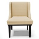 Ver mais imagens de Kit 8 Cadeiras Estofadas para Sala de Jantar Base Fixa de Madeira Preto Lia Veludo Luxo Off White -