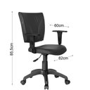 Ver imagem 2 de Cadeira Giratória Martiflex Be One Executiva com Braço - B-one3005pt25pt