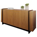 Ver imagem 1 de Balcao Buffet 160 Cm Copacabana Preto Freijo Colibri