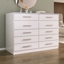 Ver imagem 1 de Cômoda 10 -Gavetas Alexia - Yescasa Branco
