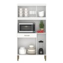 Ver imagem 3 de Kit Cozinha Carla 90cm 6 Portas 1 Gaveta