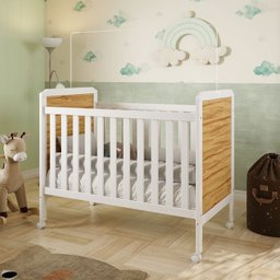Berço Minicama 2 em 1 Americano 100% MDF Cloe - 2