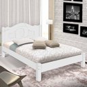 Ver imagem 1 de Cama De Casal MDF Resistente Siena Branco Carmolar