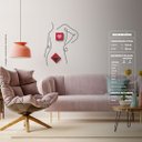 Ver imagem 2 de Coração e Triângulo - Wall Concept, Montagem entre Quadros e Adesivo de Parade - 2 Peças + - Soft To