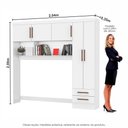 Ver mais imagens de Guarda Roupa Modulado com Cama Paris 5 Portas 2 Gavetas