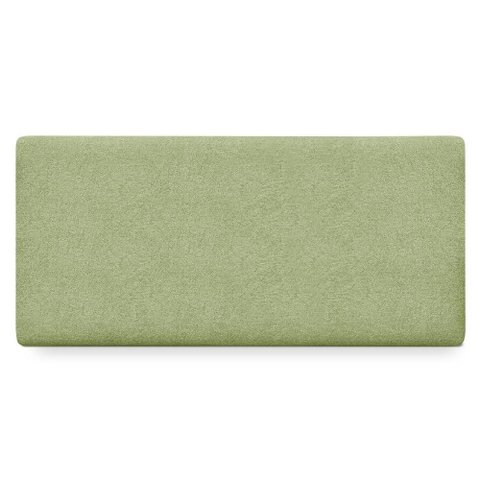 Cabeceira Painel Suspenso Casal 160 cm Luna Retangular Boucle Oliva Artte