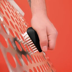 Escova de Nylon Limpa Grelha Limpeza Geral Churrasqueira:preto - 4
