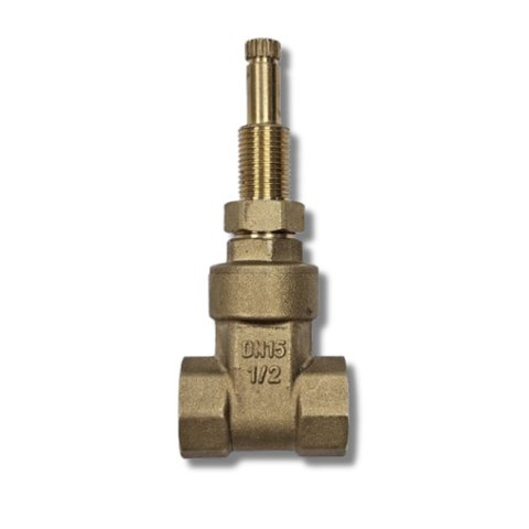 Base de Registro Gaveta DN15 1/2 16 Estrias Dourado Celite