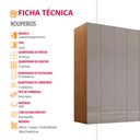 Ver imagem 7 de Guarda Roupa Casal Everest Mdf 10 Portas 4 Gavetas 13 Prateleiras