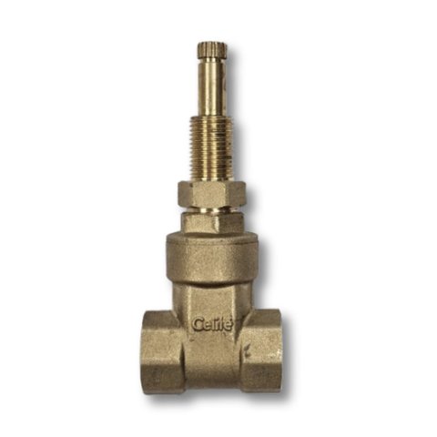 Base de Registro Gaveta DN20 3/4 16 Estrias Dourado Celite