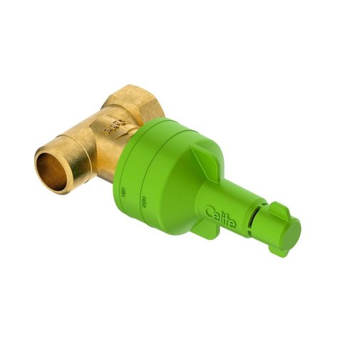 Base de Registro Pressão DN15 1/2 16 Estrias Metais Celite Amarelo/Dourado/Verde