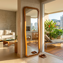 Ver imagem 1 de Espelho Orgânico 180cmx60cm Moldura Mdf Zadar