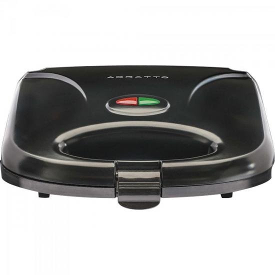 Sanduicheira e Grill Agratto Sa02 Preta 220v - 1