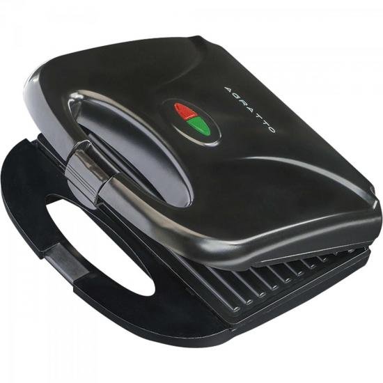 Sanduicheira e Grill Agratto Sa02 Preta 220v - 2