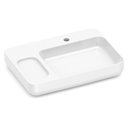 Ver imagem 1 de Cuba de Apoio com Válvula Oculta 7/8" 60x42cm sem Saboneteira Infinity Branco Roca
