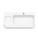 Ver imagem 3 de Cuba de Apoio com Válvula Oculta 7/8" 60x42cm sem Saboneteira Infinity Branco Roca