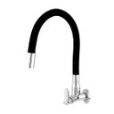 Ver imagem 1 de Torneira Luxo Parede Tubo Flexível 01868 Preta Concept Metais