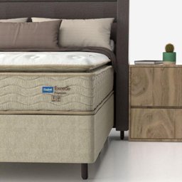 Conjunto Box Viúva Mola Ensacada Probel Excede Premium (128x188x56cm) - 2