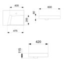 Ver imagem 2 de Cuba de Sobrepor 600cm X 420cm Geometric Horizon