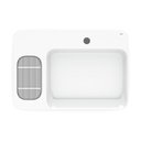 Ver imagem 4 de Cuba de Apoio com Válvula Oculta 7/8" 600cm x 420cm Infinity Roca Branco
