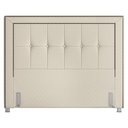 Ver imagem 4 de Cabeceira Cama Box Casal King 195 Cm P05 Atenas Corino Branco - Lyam Decor
