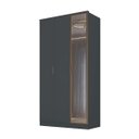 Ver imagem 2 de Roupeiro Ravi em Mdf 3 Portas com Reflecta 120,5x232,2cm Grafitto 1120