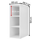 Ver imagem 4 de Nicho Aereo Adega Bp 20 Cm Aurora Branco Eratto Moveis