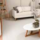 Ver imagem 2 de Tapete Sala Quarto Artesanal 2,50 X 3,00m Chevron Cinza Cru Antiderrapante Grande Rústico