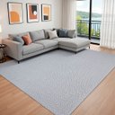 Ver imagem 3 de Tapete Sala Quarto Artesanal 2,50 x 3,00m Chevron Cinza Cru Antiderrapante Grande Rústico